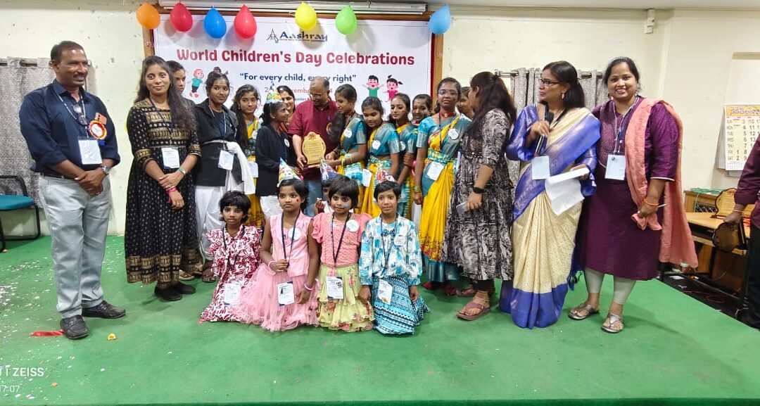 Aashray NGO Celebrates World Children’s Day with Joy and Enthusiasm